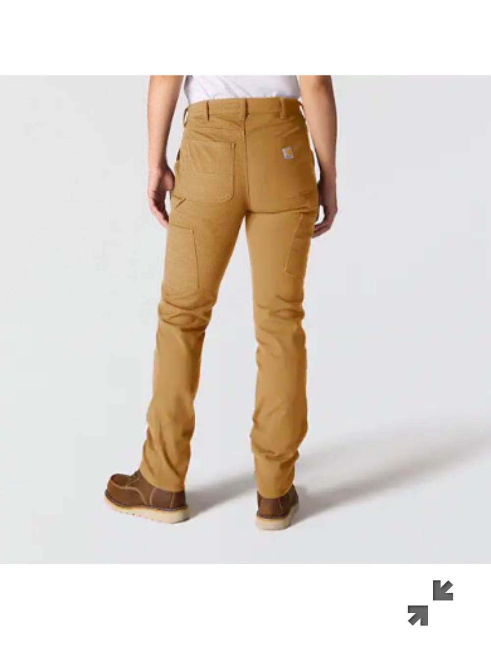 Carhartt Women’s Brown/Tan Cargo Work Pants - Picture 5 of 5